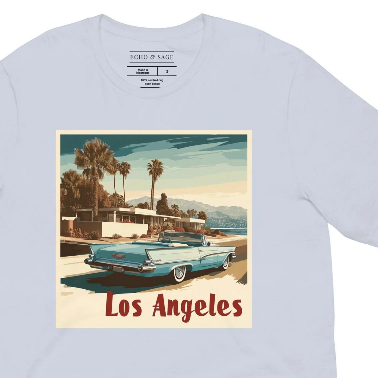 Mid Century Modern Los Angeles Car Tee