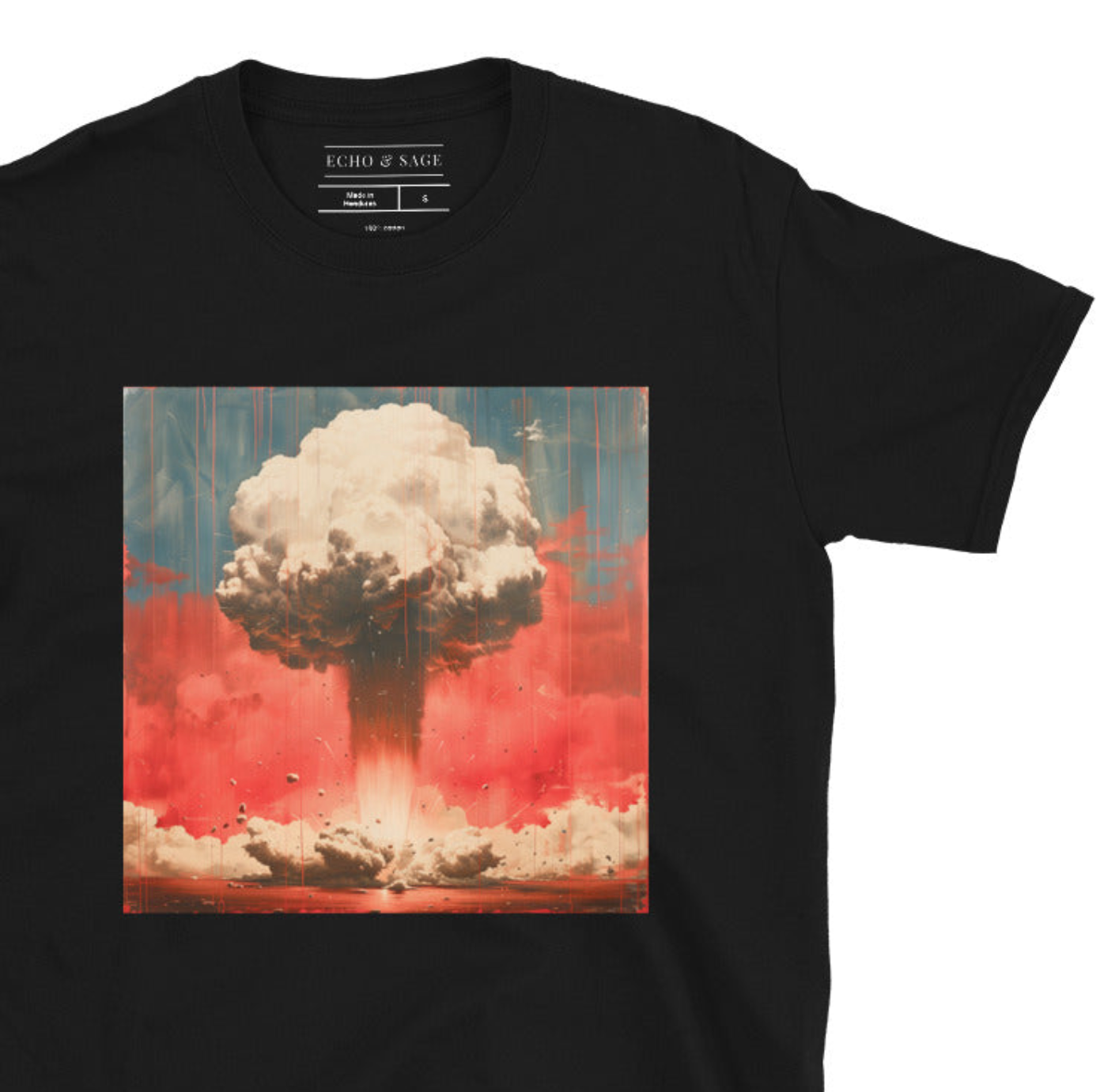 Mushroom Cloud Lichtenstein-Style Tee