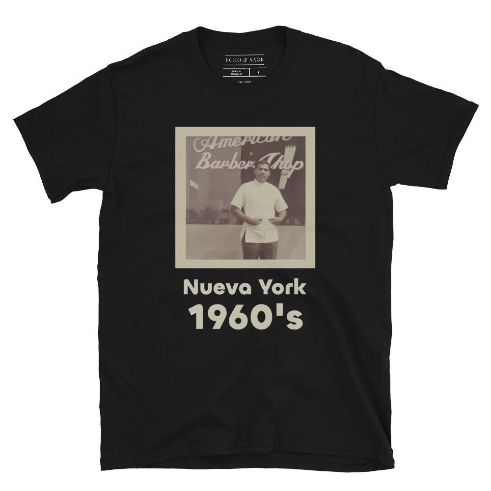 Nueva York 1960s Barber Shop Tee