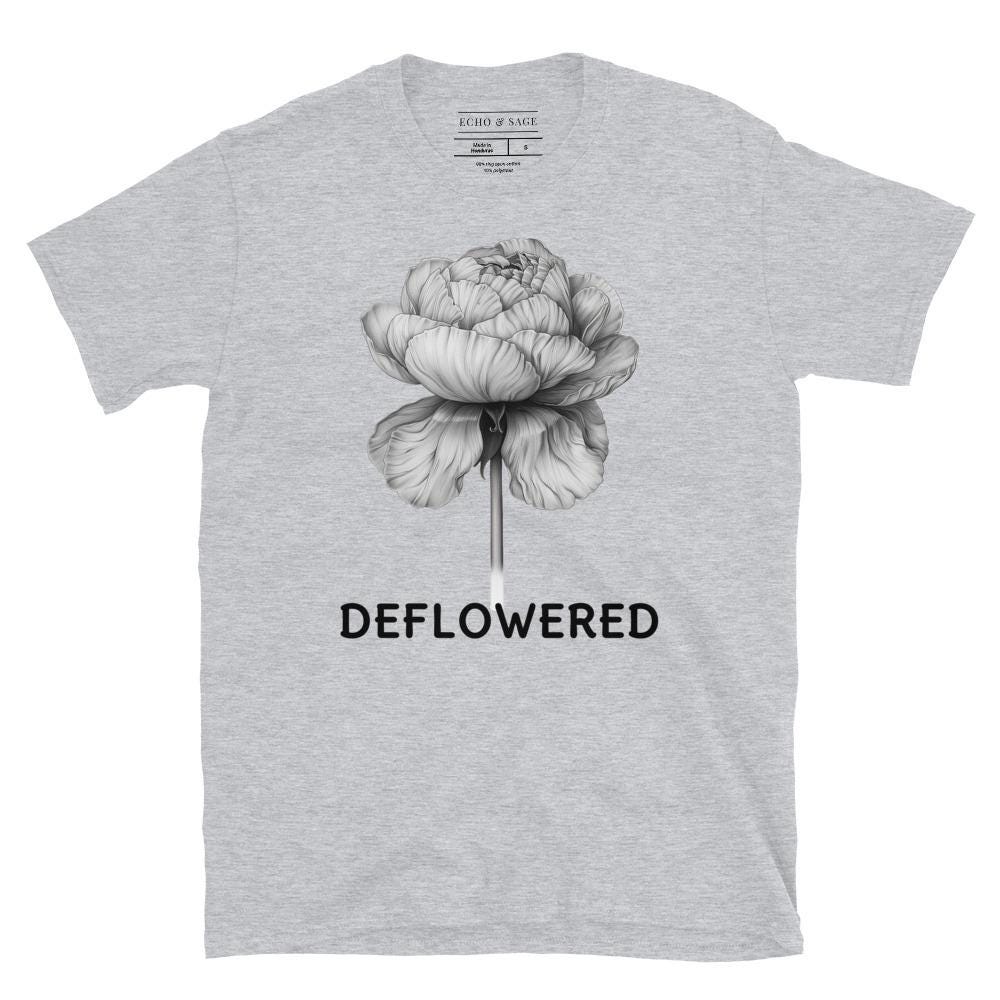 Deflowered Line Drawing Tee