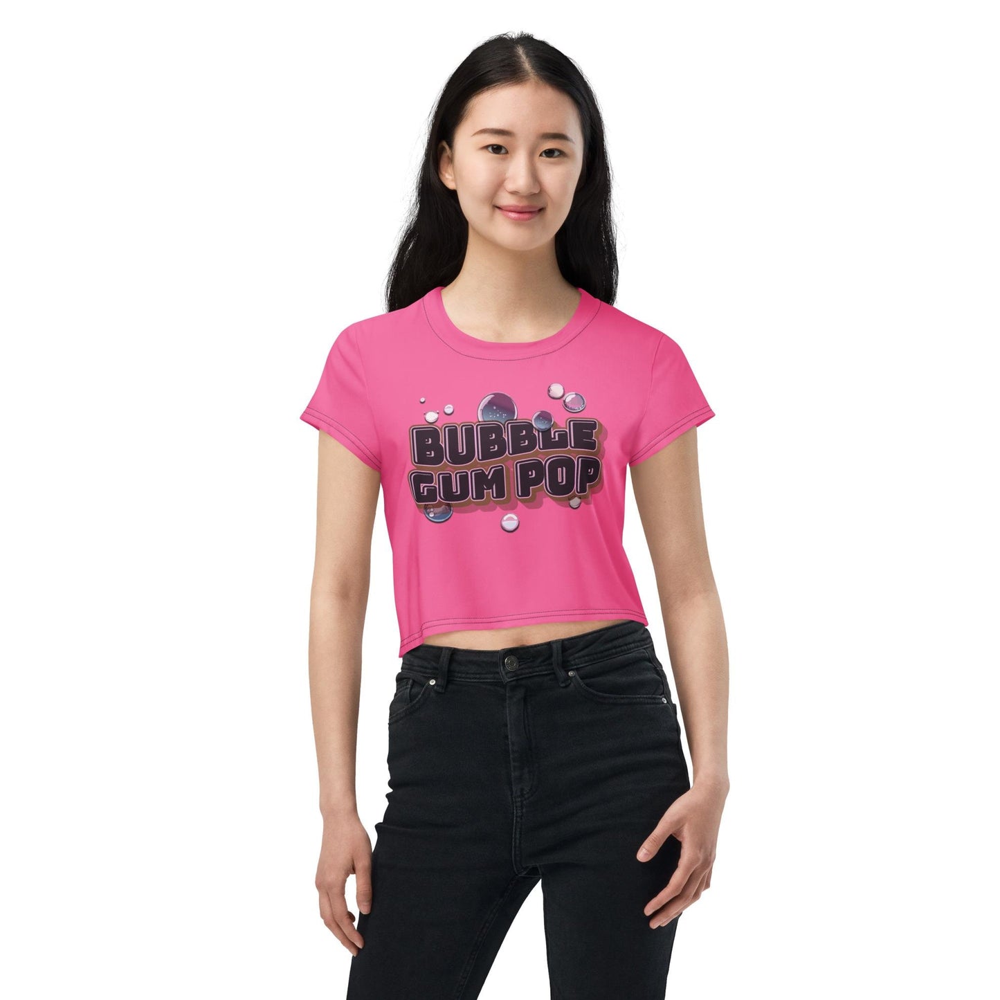 Bubble Gum Pop Cutoff Tee