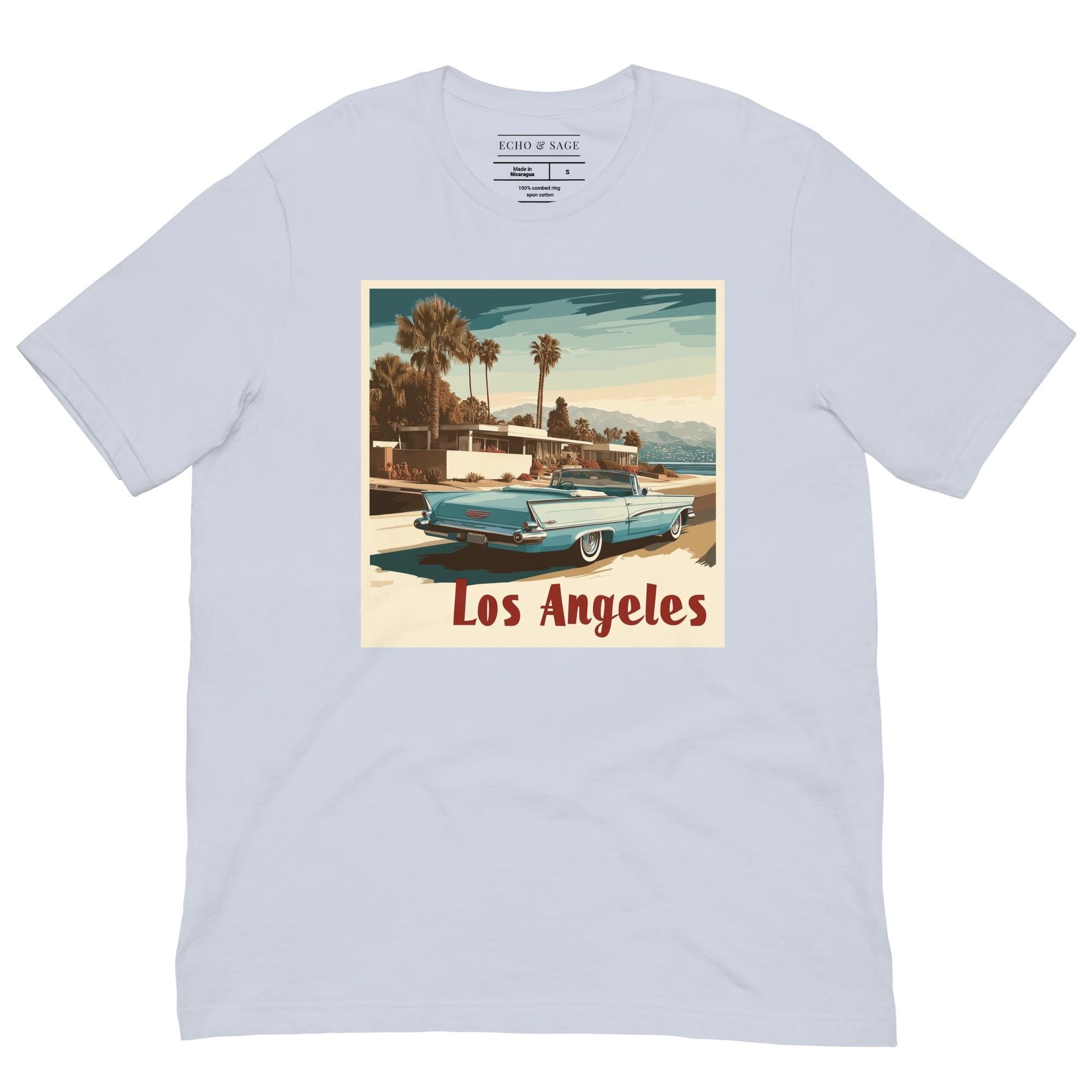 Mid Century Modern Los Angeles Car Tee