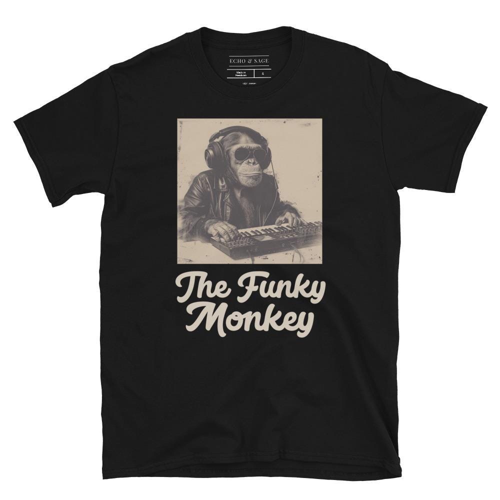 Funky Monkey Keyboardist Tee