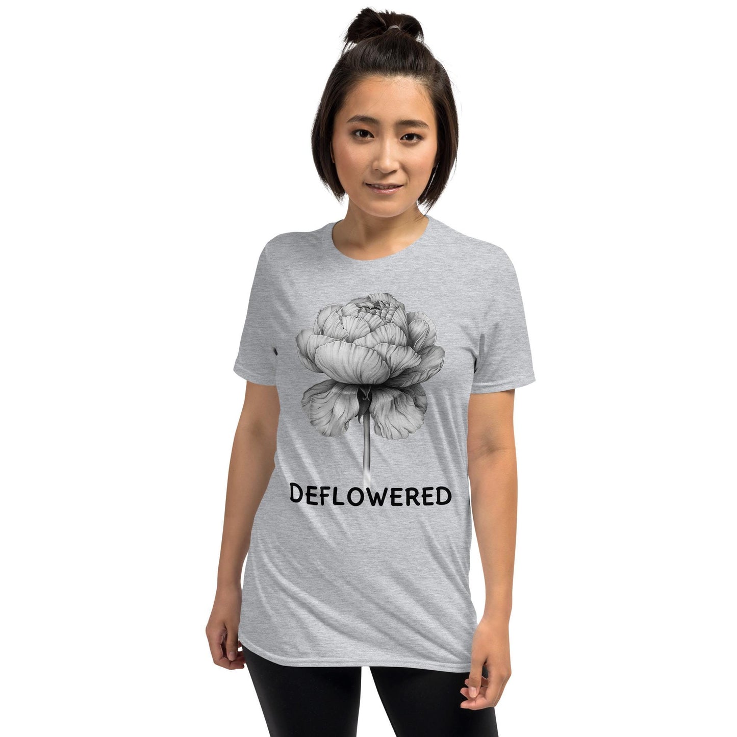 Deflowered Line Drawing Tee