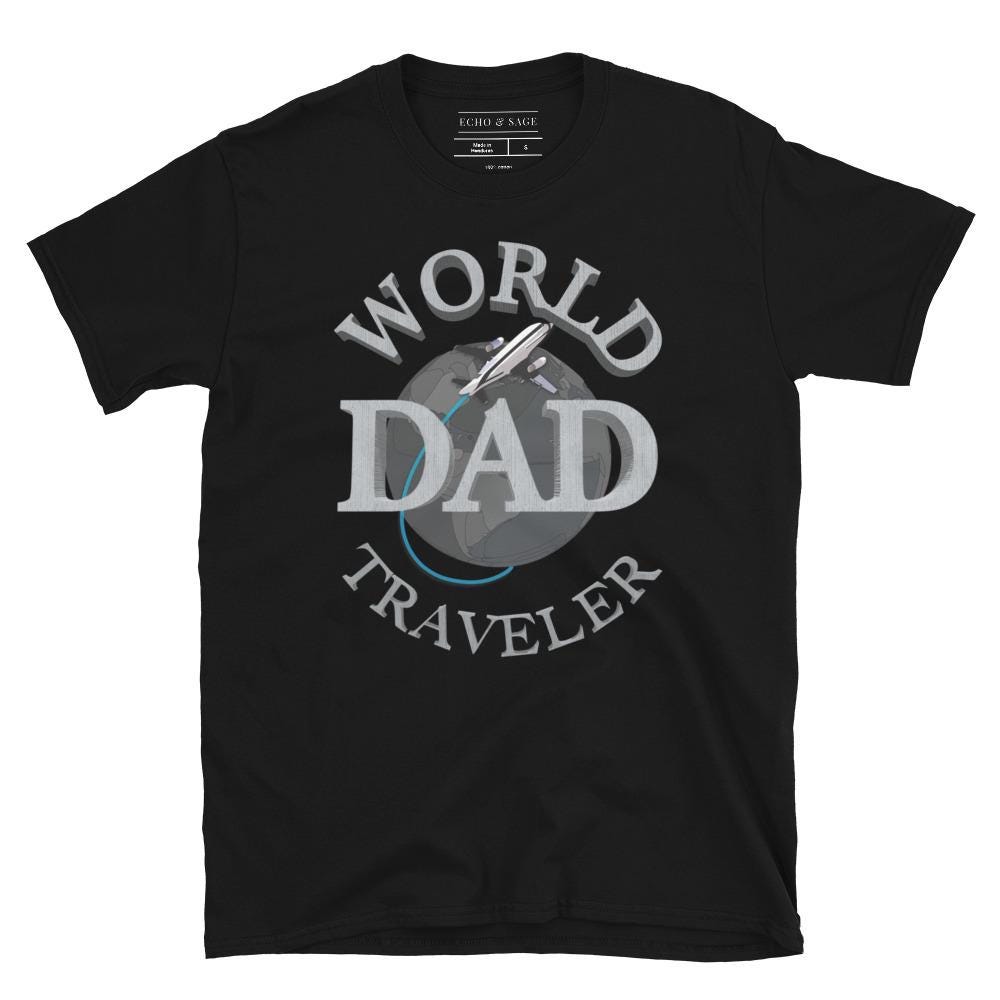 World Traveling Dad Tee