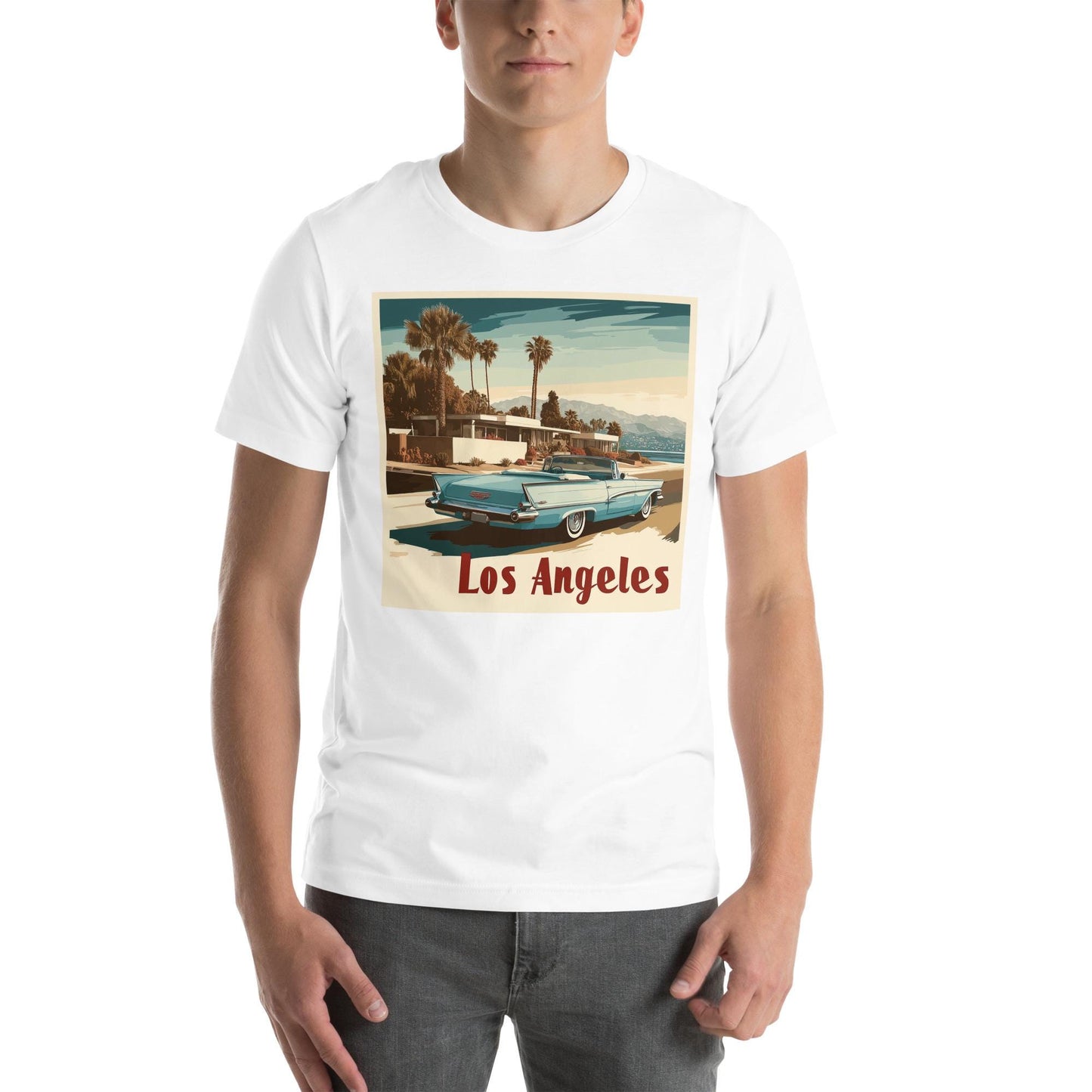 Mid Century Modern Los Angeles Car Tee