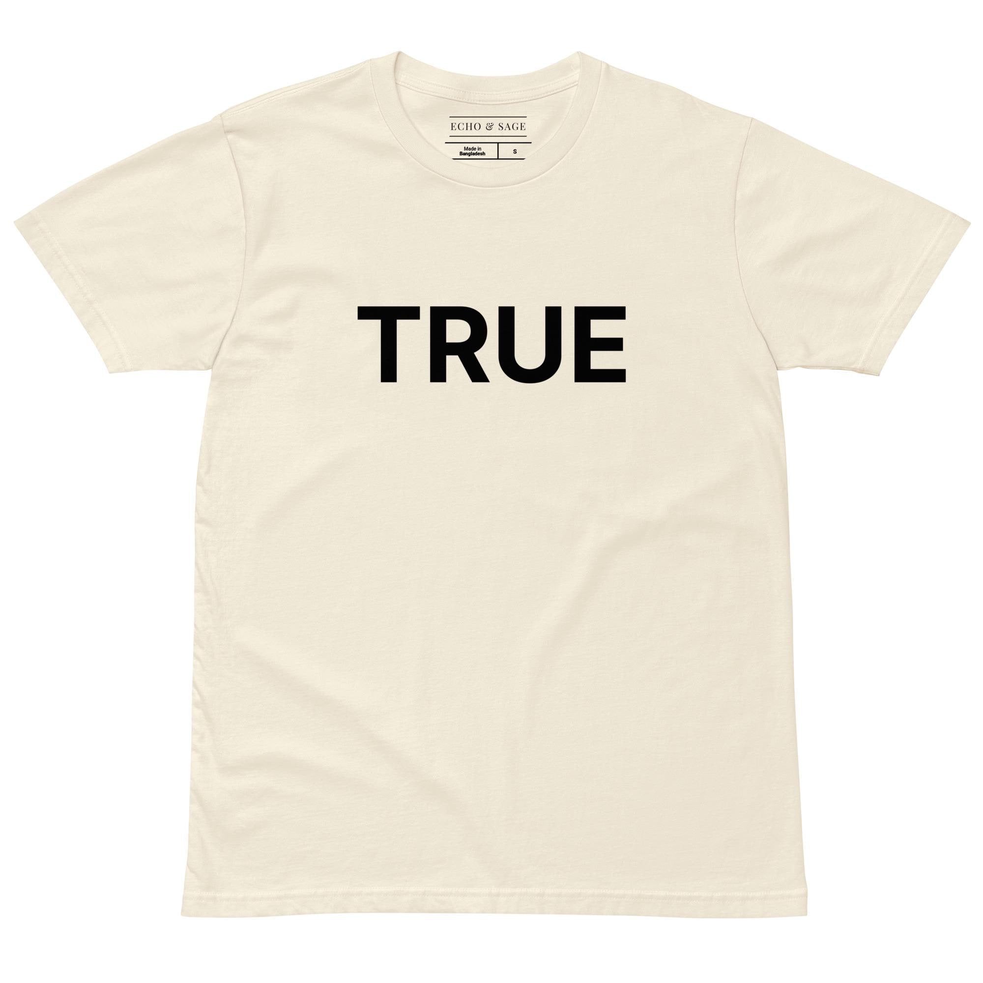 True/False Unisex premium t-shirt