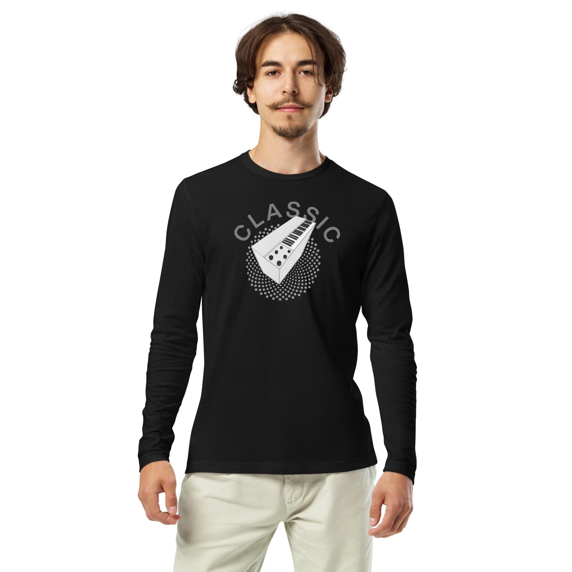 Classic Mellotron Long Sleeve T-ShirtLong Sleeve Fitted Crew