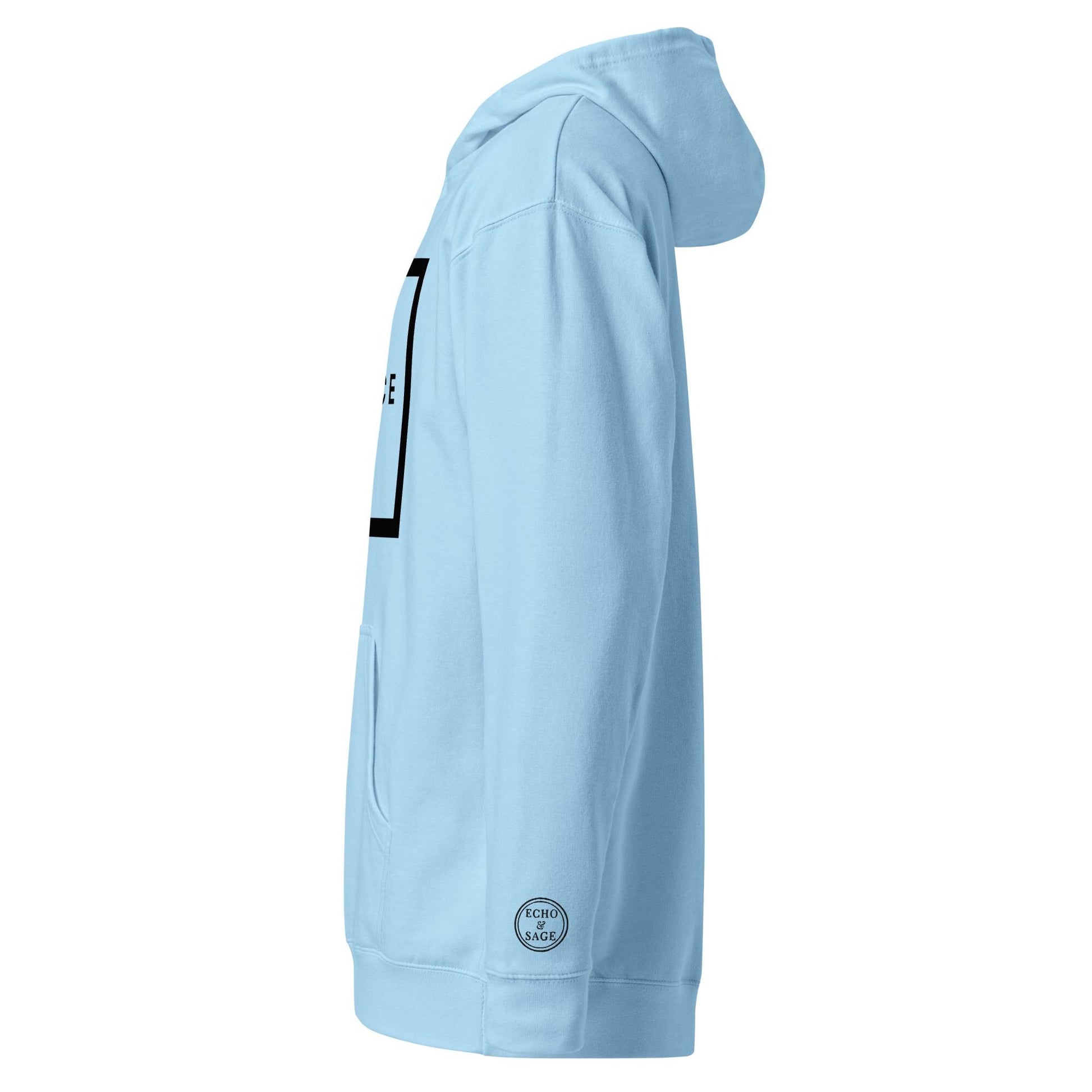 Minimalist Space Graphic Hoodie - Light Colors