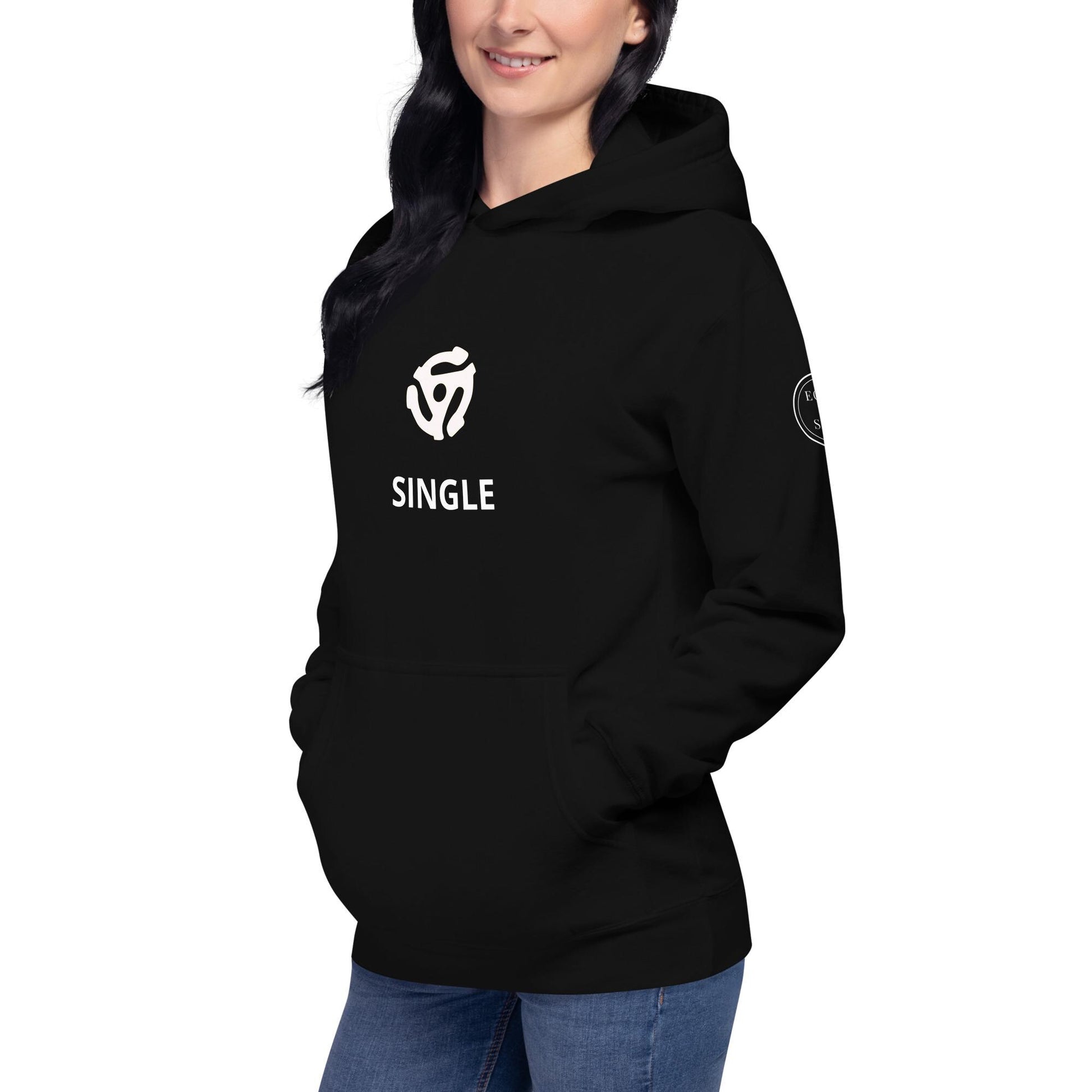 Single 45 RPM Graphic Unisex Hoodie