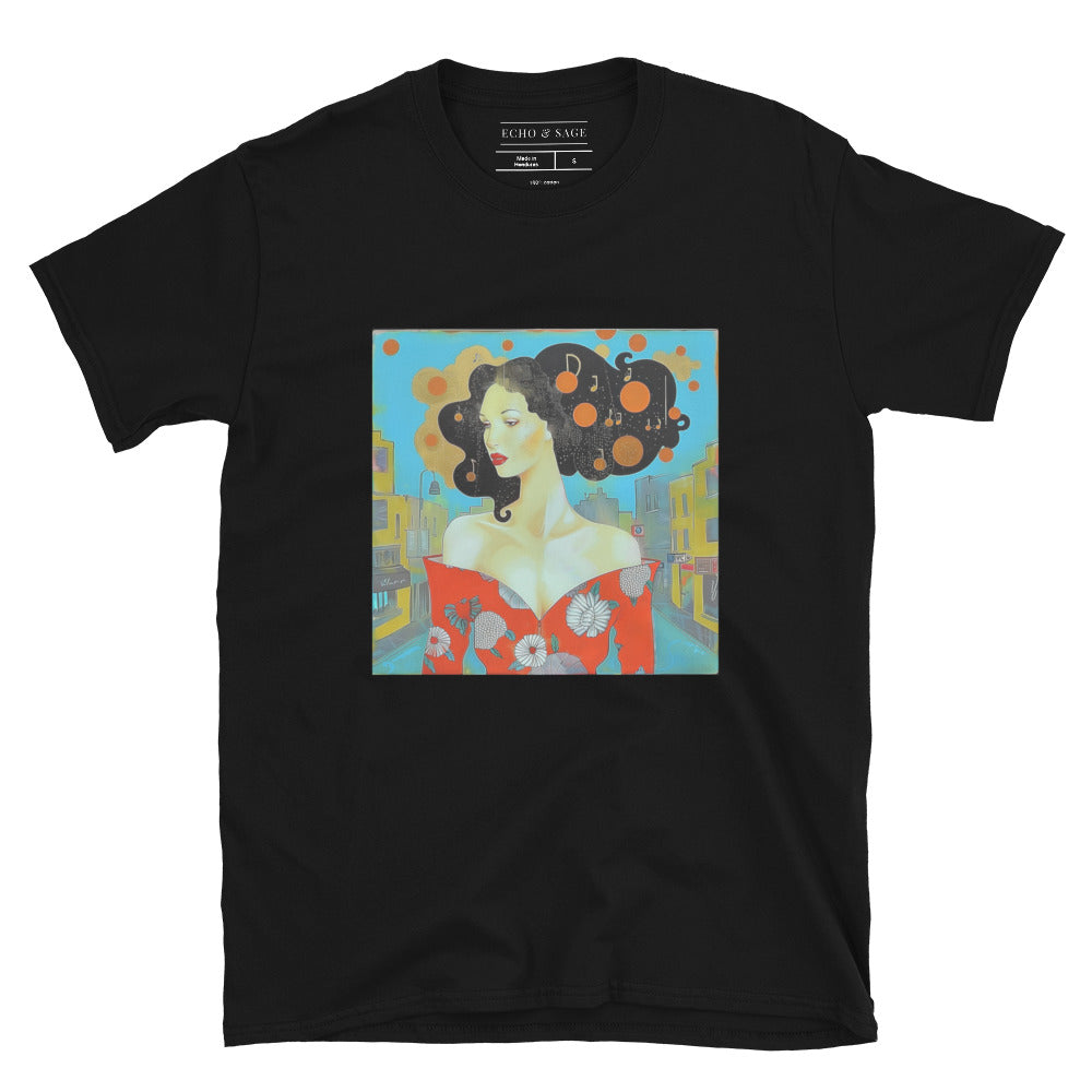 Woman Klimt-Style Musical Beauty Tee