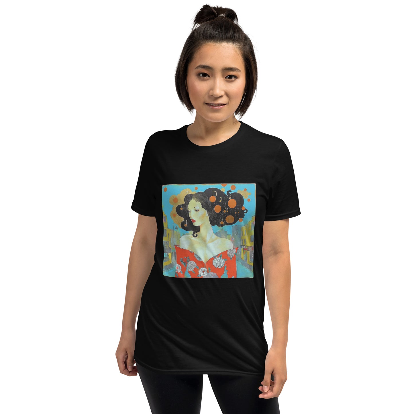 Woman Klimt-Style Musical Beauty Tee