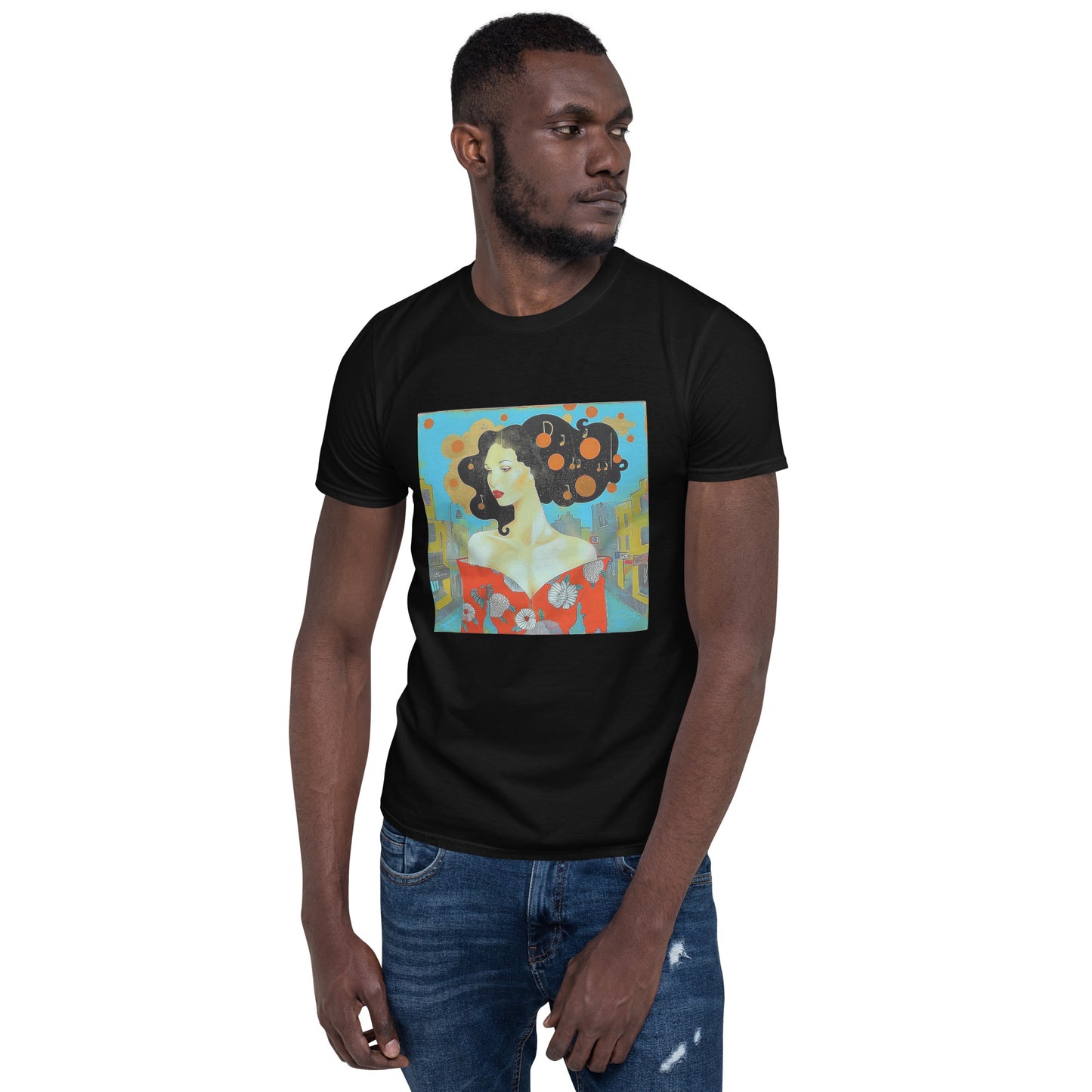 Woman Klimt-Style Musical Beauty Tee