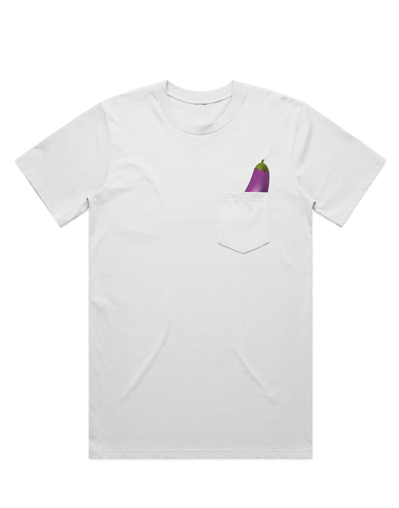 Peek-a-Boo Eggplant Tee